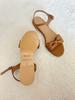 Hyoave Blair Ribbon Sandals - Camel Brown