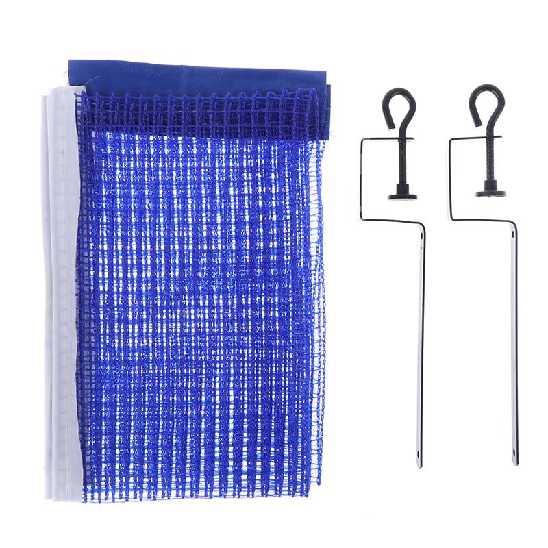 1Set Portable Pong Replacement Mesh Set Universal Table Tennis Net Post Clamp Stand Holder