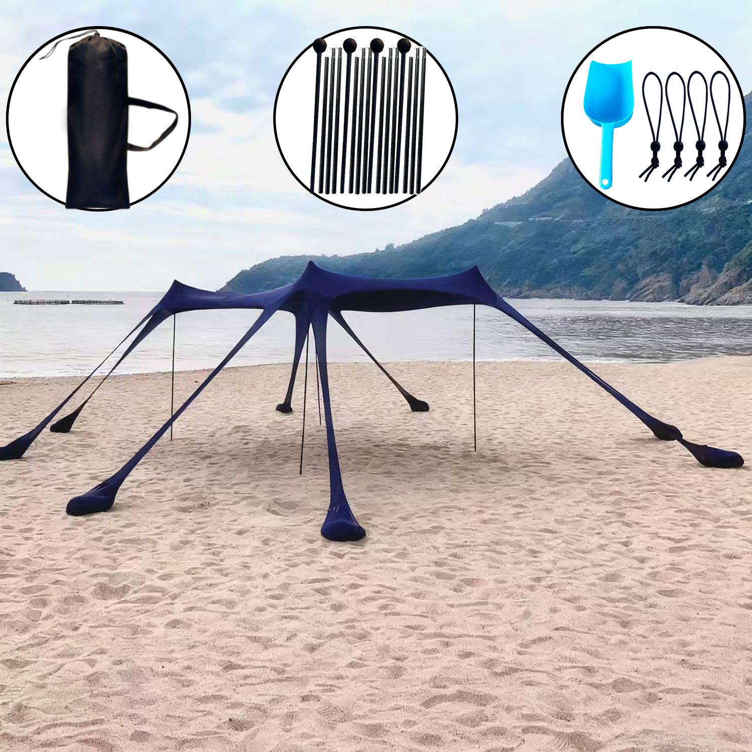 

Портативний пляжний тент з лайкри 300*300*200cm Lycra Canopy Tent