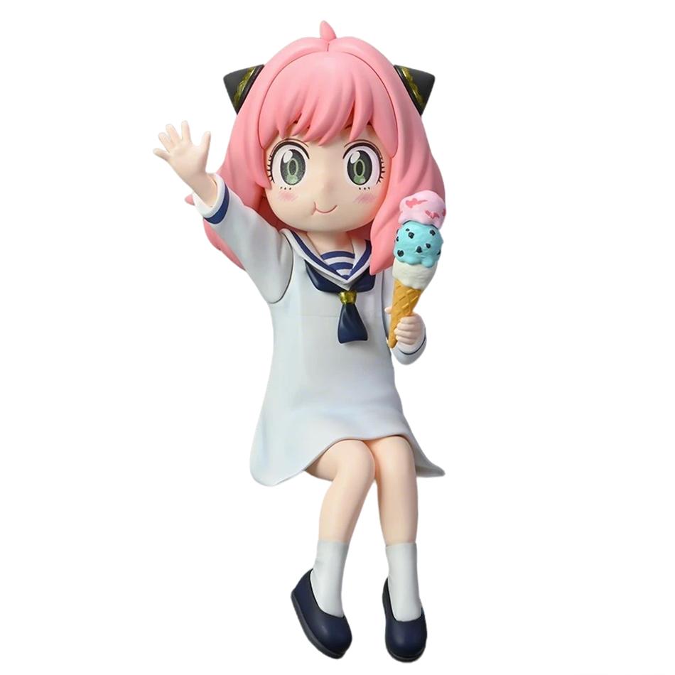 14cm SPY×FAMILY Anya Anime Figure Lookup Anya Forger Action Figures Kawaii Girl Figurine PVC Collection Model Doll Toy