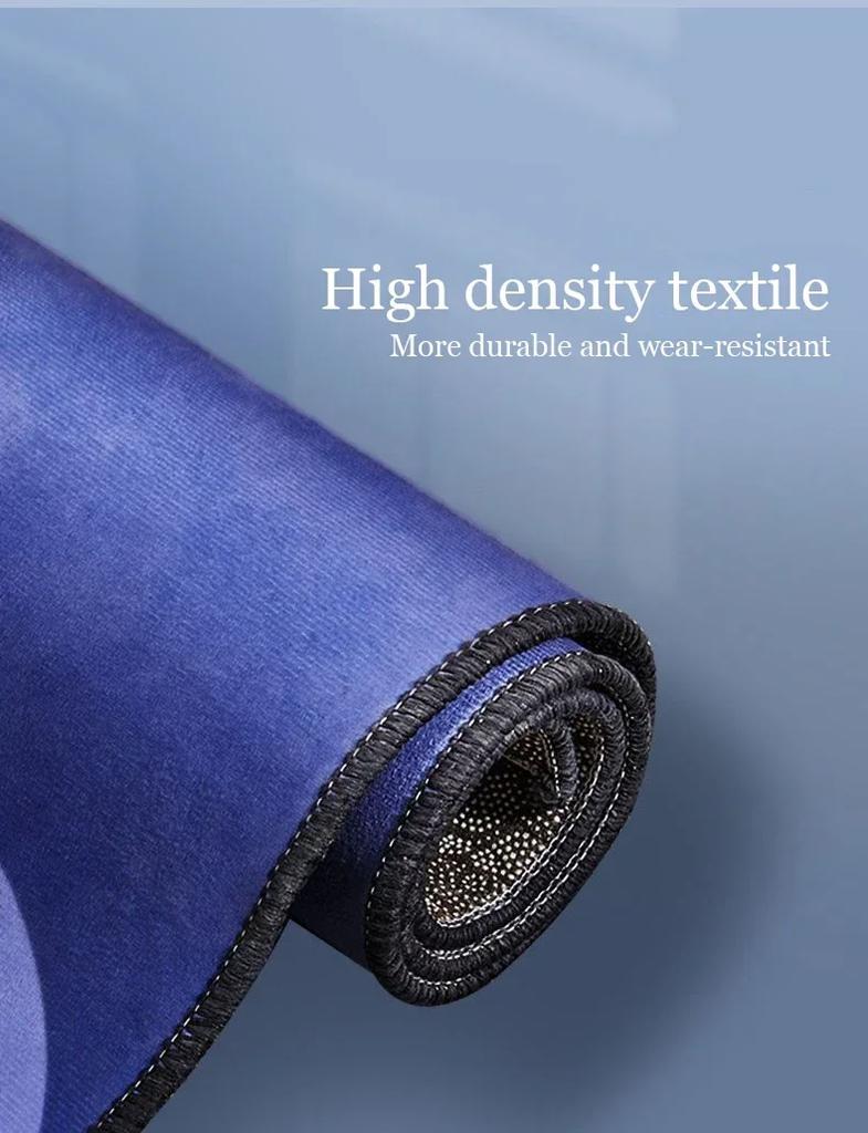 Dark Blue Marble Long Corridor Carpet Hall Runner Decor Non-slip Washable Stairway Rugs izable European Aisle Floor Mat