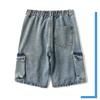 Herren Shorts Jeansshorts Vintage Lockerer Schnitt Cargo Gewaschen High Street Frühling Sommer Große Größen