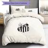 Santos FC2 Pattern Bedding Quilt Set  Home Decoration  Gift (1 * Duvet Cover + 2 * Pillowcase  Without Core)