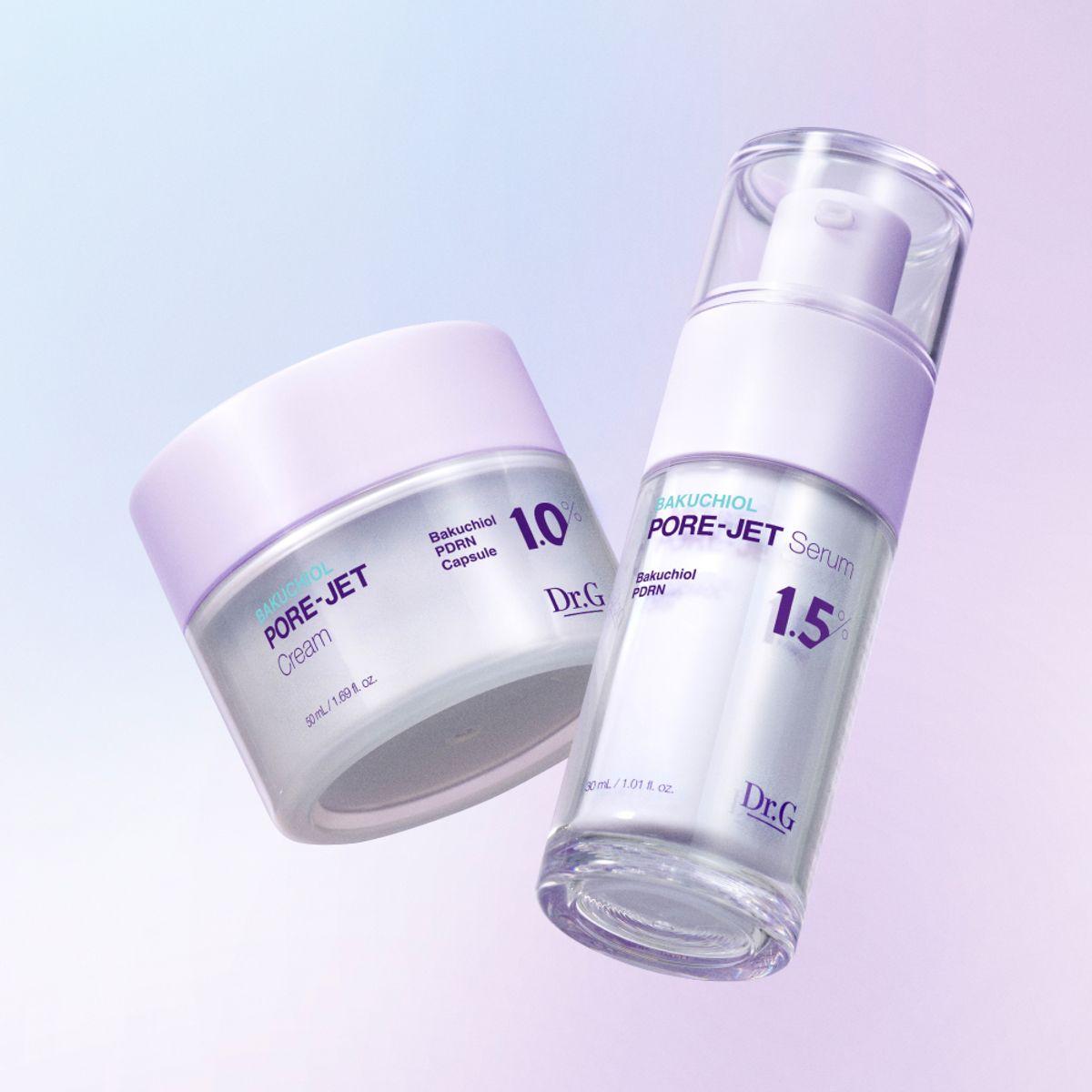 

Dr.G Крем Red Blemish Bakuchiol Pore-Jet 50 мл + сыворотка 30 мл, набор | Дуэт средств для сужения и укрепления пор