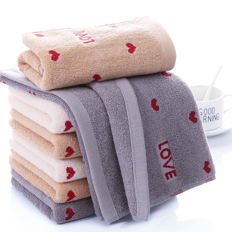 Soft, Thick Pure Cotton Face Towels - Absorbent and Gentle for Adults