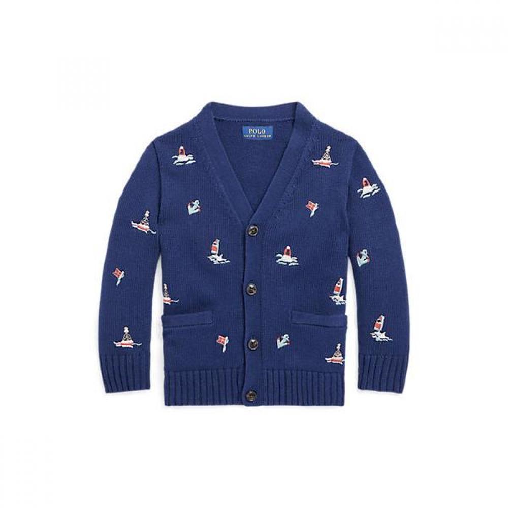 

Polo Kids Boys 2 7 Nautical Cotton V Neck Cardigan Cwposweb6820398410 5