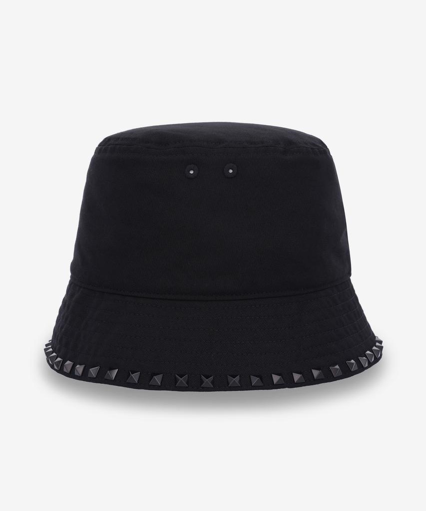 VALENTINO Rockstud Bucket Hat - Black / 5Y2Hga11Lhj0No