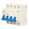 Mini Circuit Breaker 4 Pole 63A Current Breaker Protector Circuit Switch for Resident 400V