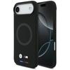 BMW M Silikon Logo MagSafe Hülle für iPhone Air Schwarz