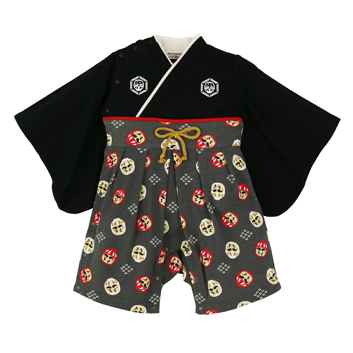 

Hakama Rompers for Boys and Size Daruma [Kids Mio] Girls, 70,
