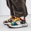 Men's shoes spring and summer new platform dad shoes men's trend color matching low-top sports and leisure shoes mesh breathable shoes