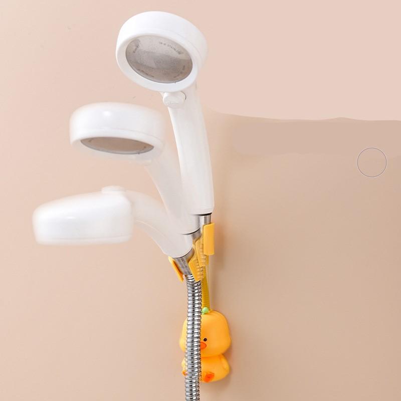 Buy Cartoon duck shower head stand, household universal adjustment