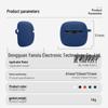 Compatible with JBL TUNE FLEX 2: 2nd Gen Small Crystal Bean Earphone Silicone Protective Case