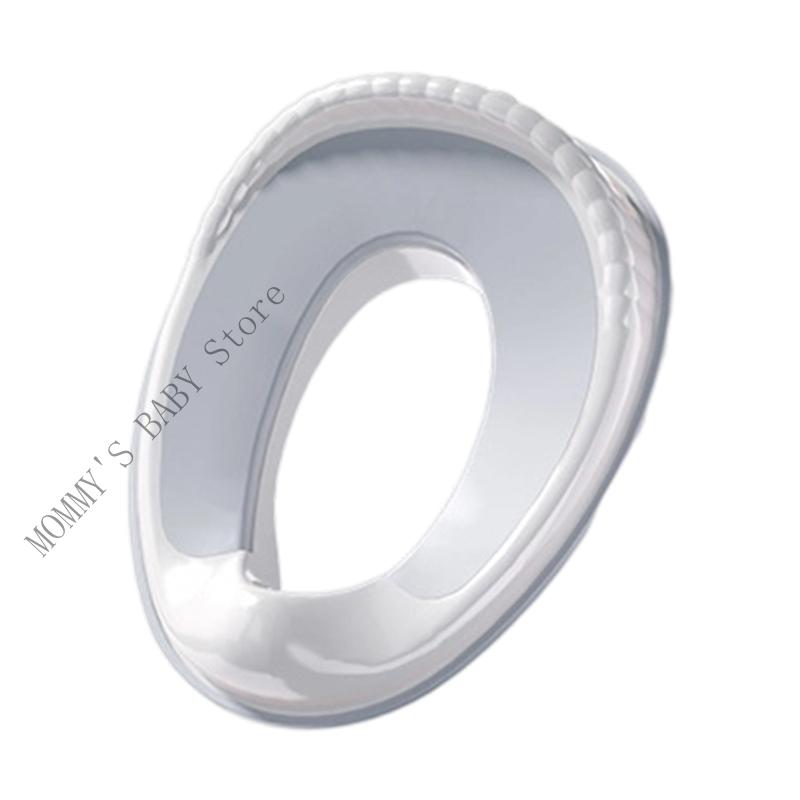Hygienic Baby Toilet Trainer Toddler Bathroom Cover Ergonomic Splash Prevention Potty Training Accessories серый