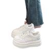 Außenhandelsplattform weiße Schuhe Damen erhöhend weiche Basisplatte Schuhe 2025 Frühling neu vielseitig leicht lässige Sportschuhe