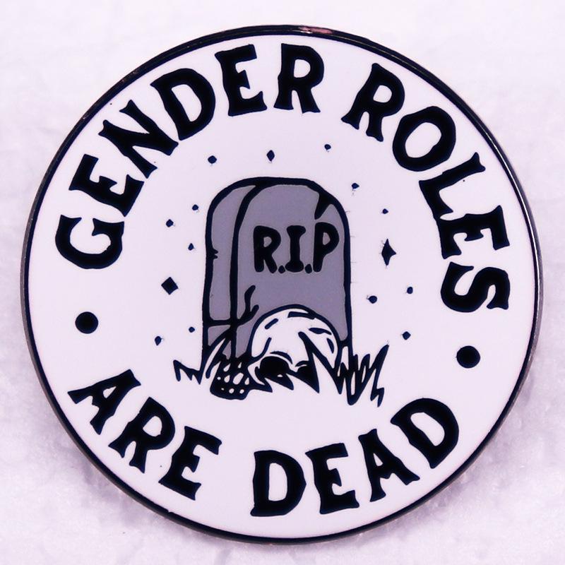 Gender Roles: Defunct Pin Badge