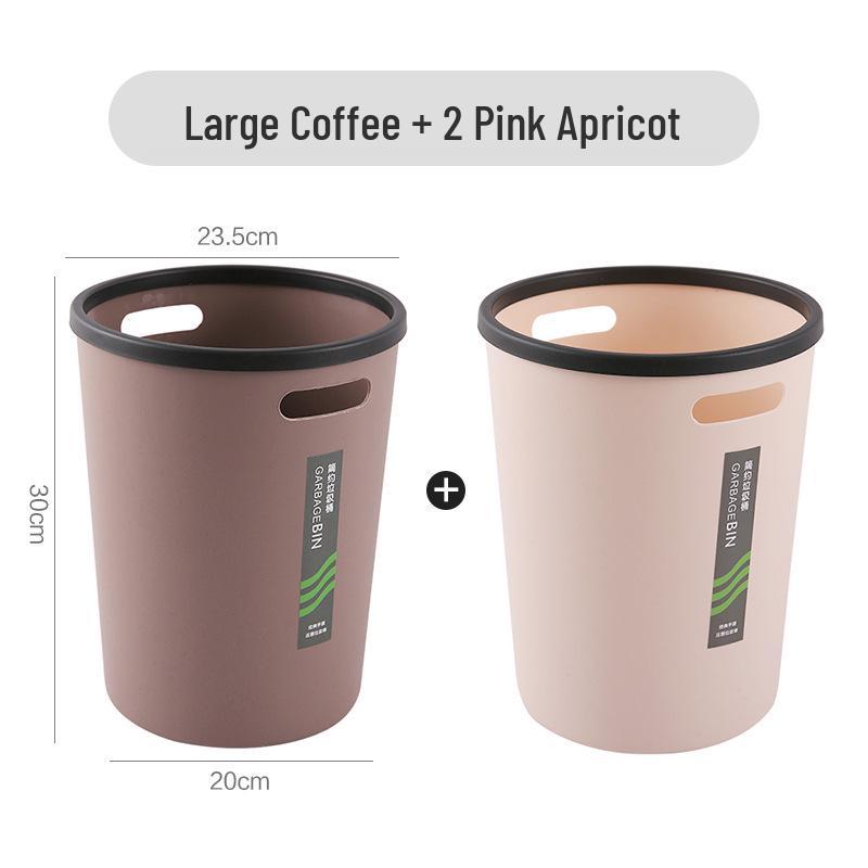 Multi-Room Trash Can: Kitchen, Bathroom, Bedroom, Office Use - Simple Classification Paper Basket