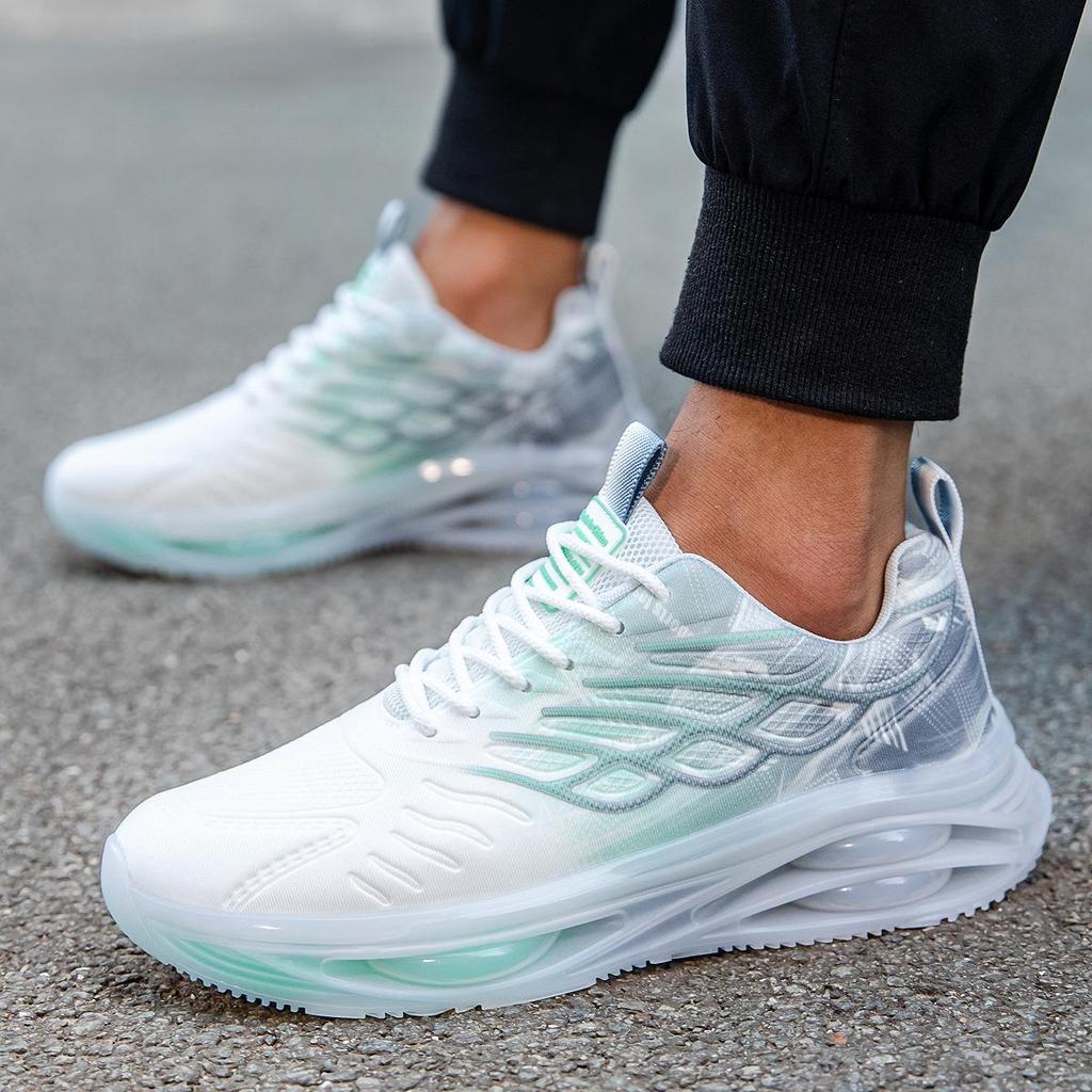 Putian Men's Breathable Summer Sports Running Shoes - 2025 Shock Absorption Mesh, Durable and Stylish for Youth.