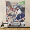 Pewien Kawaii Naukowy Railgun Anime Kreskówka Gobelin Dekoracja Ścienna Domowy Wystrój Domu