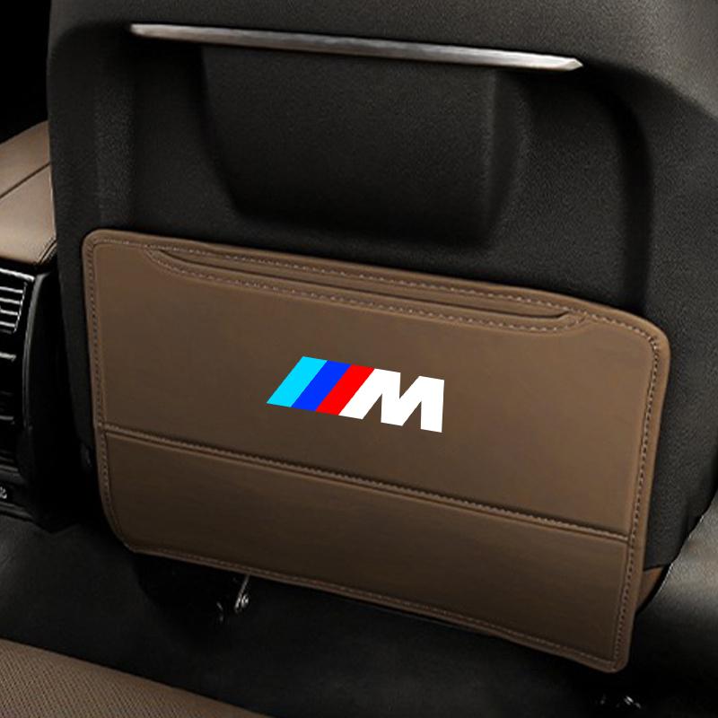 High Quality Car Seat Back Protector Leather Cover Prevent Dirty Anti Kick Pad For M Performance BMW F20 F40 F22 F30 E90 F32 F10 msbr98