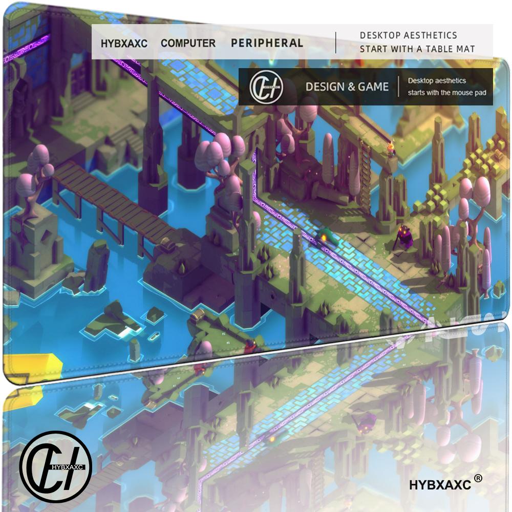 HYBXAXC Mouse Pad Cute HD Tunic Game Mousepad Gaming Office Desk Pads Large For Computer Non-slip Lockedge Mouse Pad 80X40CM