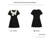 Plus Size French Bow Slimming Dress for Pear-Shaped Women - Niche Design Skirt