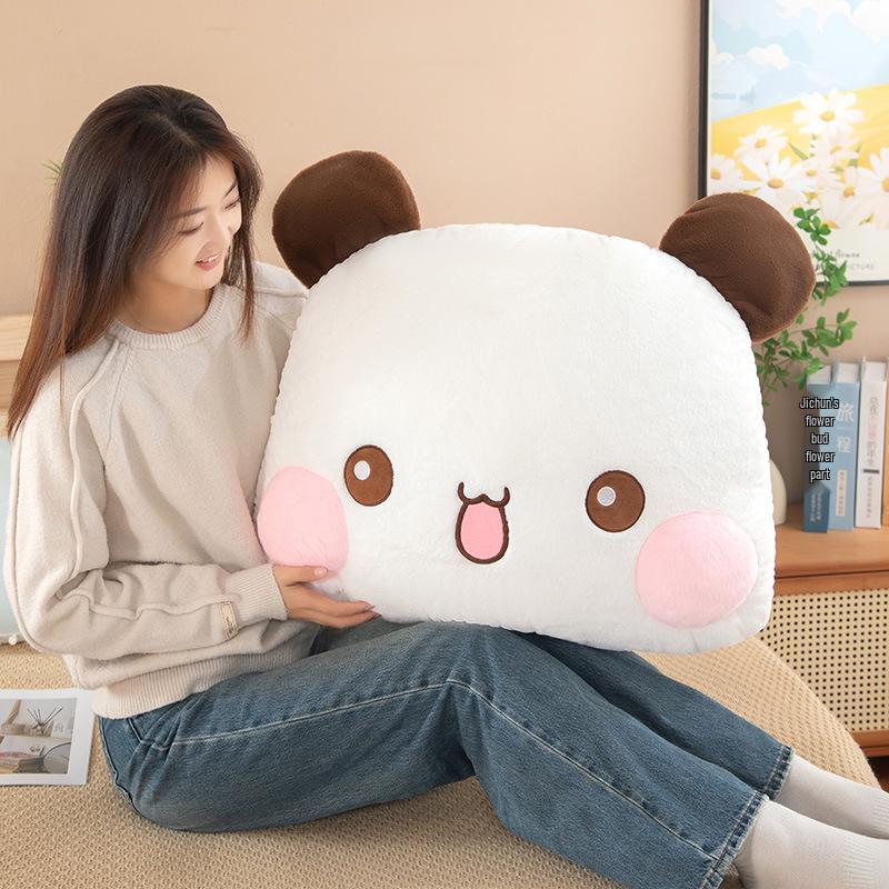 One Two Boo Boo Emoji Plush Pillow - Cute Sleeping Doll with Big Head