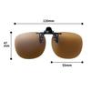 Made in Japan Polarized Sunglasses Type BR Polarized Brown [SWANS] Clip-on Flip-up SCP-21_BR