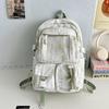 Li Shen Large Capacity Transparent Student Backpack