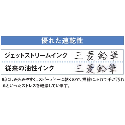 Mitsubishi Pencil Multi-Function Pen Jet Stream 2&1 0.7 Black Easy To Write MSXE380007P24