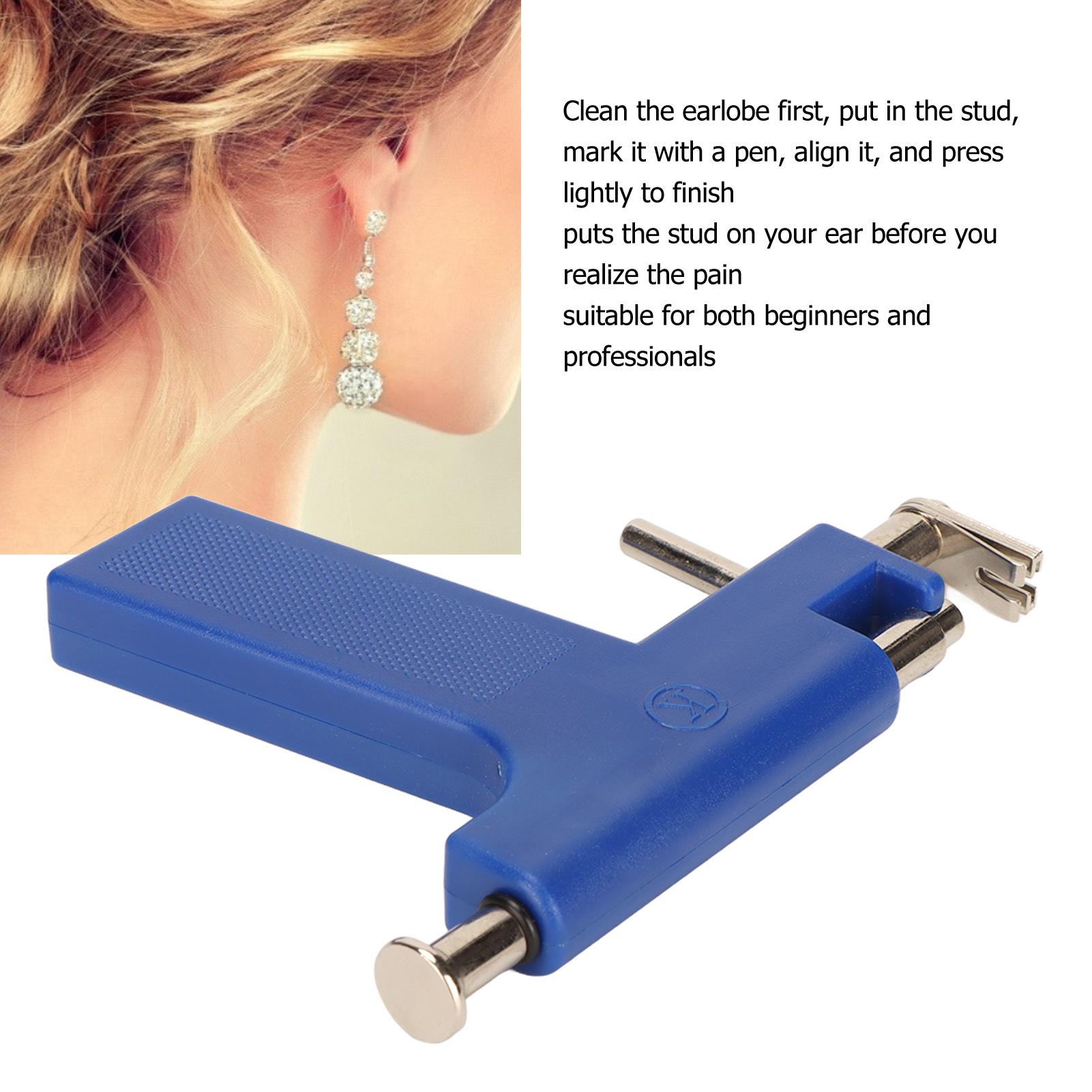 Oorpiercing   Pijnloze Eenvoudige Snelle Draagbare Herbruikbare Oorpiercing Kit met Waterverf Pen voor Lichaamspiercing