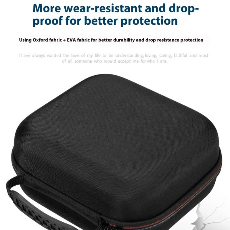 Lightweight EVA Carrying Case with Not Scratch Reinforced Headphone Organizers Case with Large Space for MDR-MV1