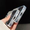 Cute Panda Print Case For iPhone 17 18 Pro Max 17E iPhone 16 15 14 13 Pro Max Plating Lens Frame Clear Soft Cover