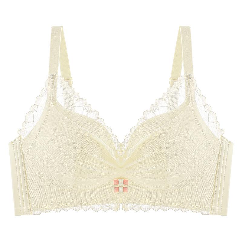 

Lace no steel ring bra cover can be adjusted less 32/70ab through cup шампанского