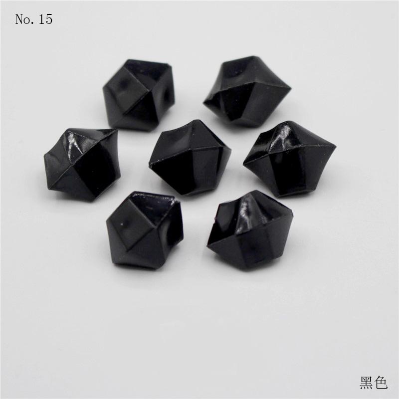 100Pcs 11*14mm Crushed Diamond Ice Crystal Clear Plastic Rocks Fake Diamonds Clear Acrylic Gems for Decor Photography Prop