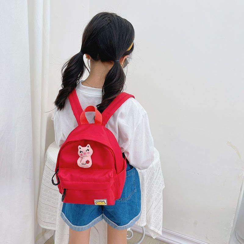 Double shoulder schoolbag kindergarten fashion lightweight casual backpack boys and girls versatile travel small bag children's class bag