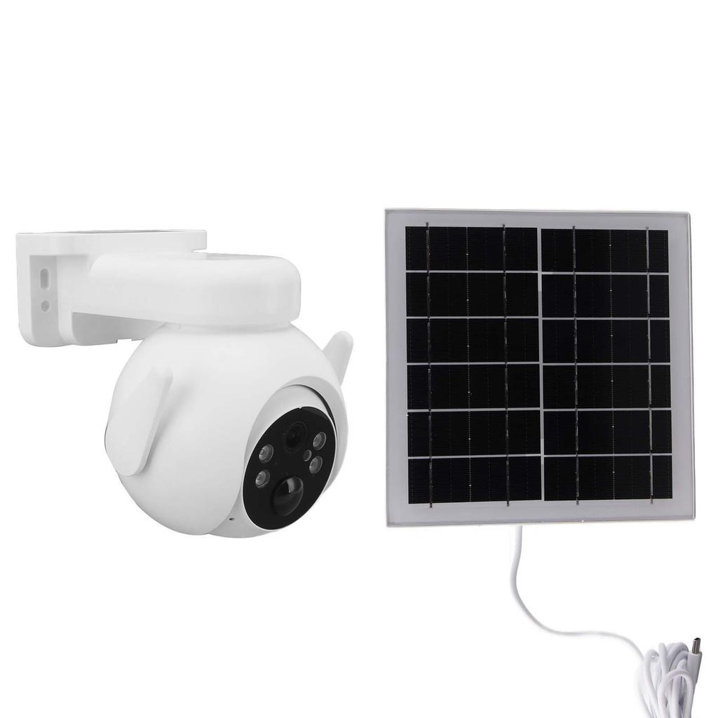 Solar Camera Wireless Ultra HD Rotatable Human Tracking Full Color Night Vision Solar Security Cameras for Home Outdoor
