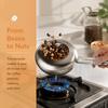 Even Heat Distribution Manual Coffee Roaster Stainless Steel Coffee Roasting Tool  Home Cafe