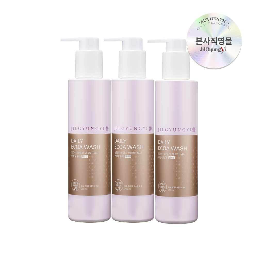 

JILGYUNGYI Feminine Cleanser Daily Ecoa Wash Gold Gel 200ml x3
