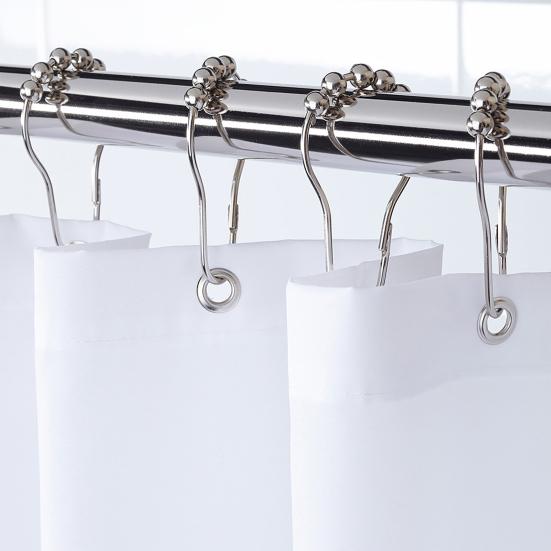 Buy 12Pcs Helpful European Style Ecofriendly Shower Curtain Hook Ring