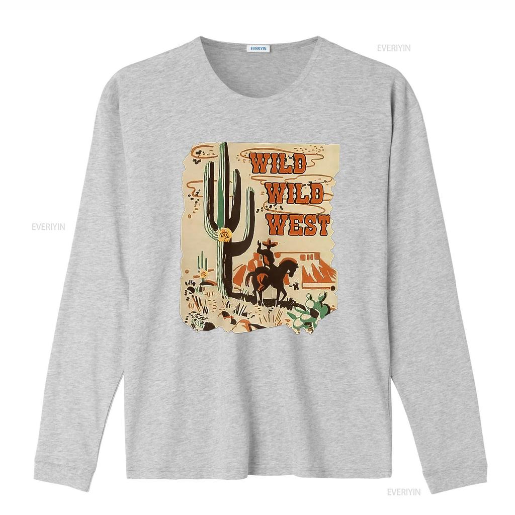 Wild West Western Life Southwest Desert Vibes Cactus Womens T Shirt vintage Washed Unisex Versatile designer clothes Casual