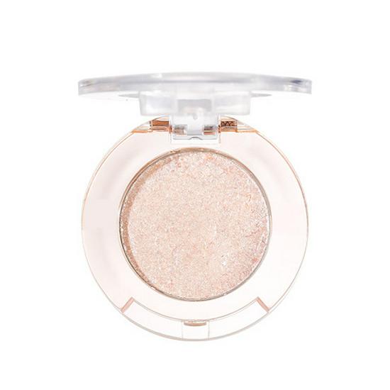 Xixi Silver Moon Highlighter Powder: Pearlescent Iridescent Korean-Style Eyeshadow & Contour Illuminating Powder