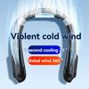 Summer Lazy Person Hanging Neck Fan Outdoor No Leaf Silent Small Fan Air Conditioning Fan Charging Portable Travel Small Electri