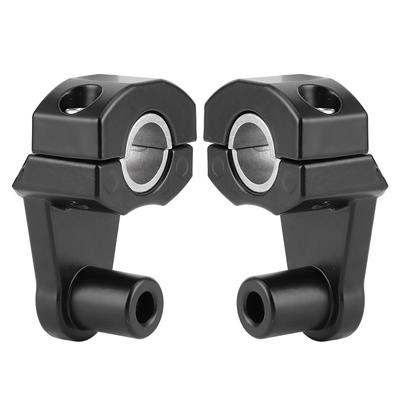2PCS 22mm28mm Universal Pivoting Motorcycle Handlebar Riser Bracket Clamp CNC Aluminum