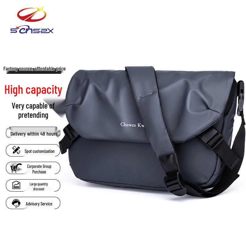 Men's Fashionable Oxford Cloth Crossbody and Shoulder Sling Bag