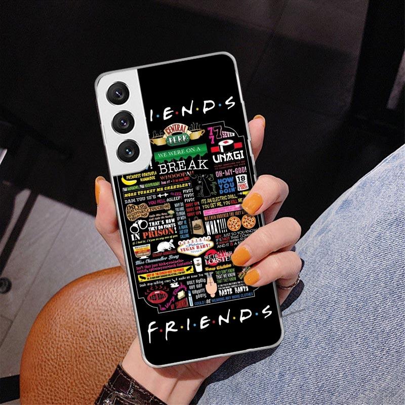 Friends Tv Show Funny Family Phone Case For Samsung Galaxy S24 S25 Edge S26 Ultra S23 S22 S21 Plus S20 FE + Personalized Print C
