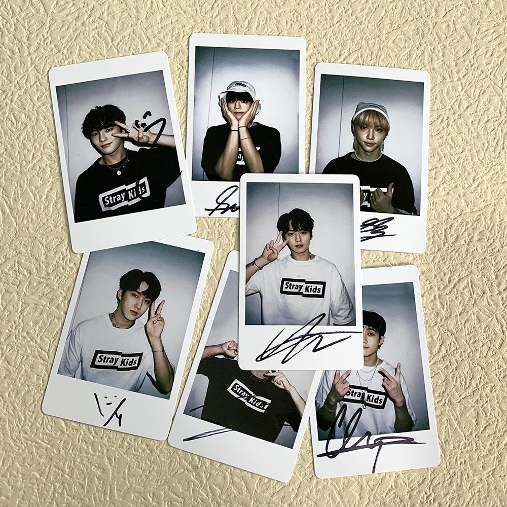 STRAY KIDS Autographed LOMO Card Set with Bonus Postcard