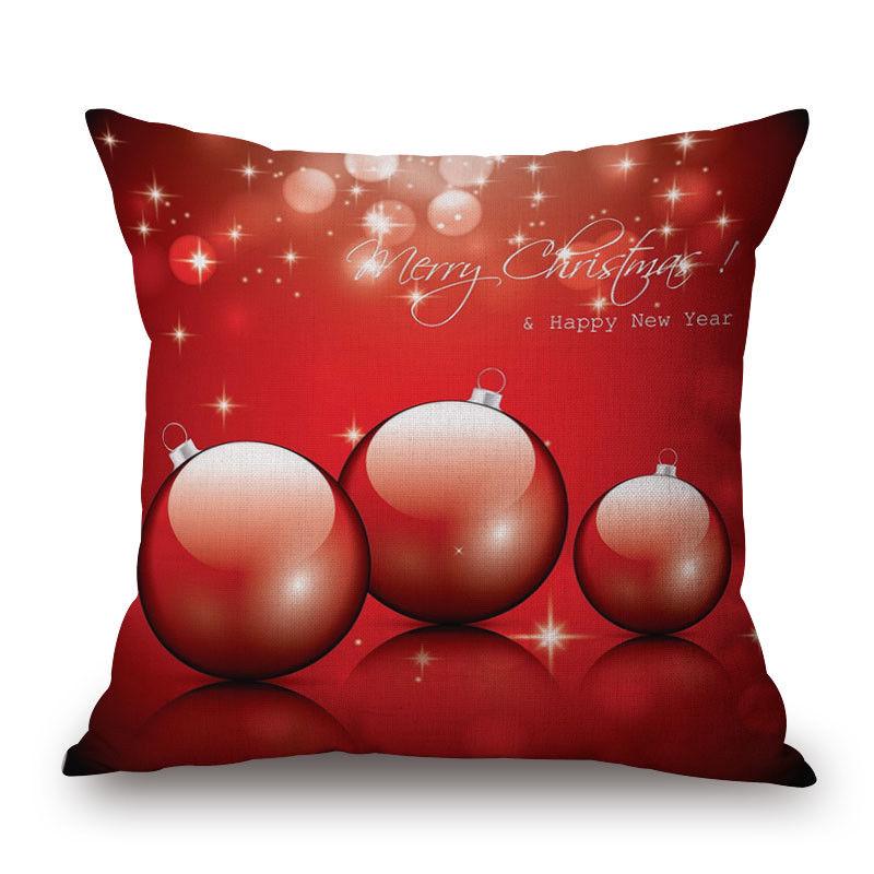 Classic Merry Christmas Xmas Gift Designed Throw Pillow Case Cover Cushion 18 X 18 Inch Ideal For Holiday Cheer And Comfort