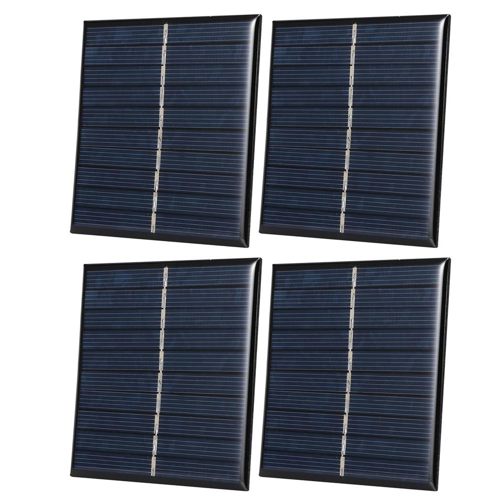 4 Stück Mini 0,8W 5V Solarmodul System für Heim-DIY-Projekte Spielzeug Batterieladung