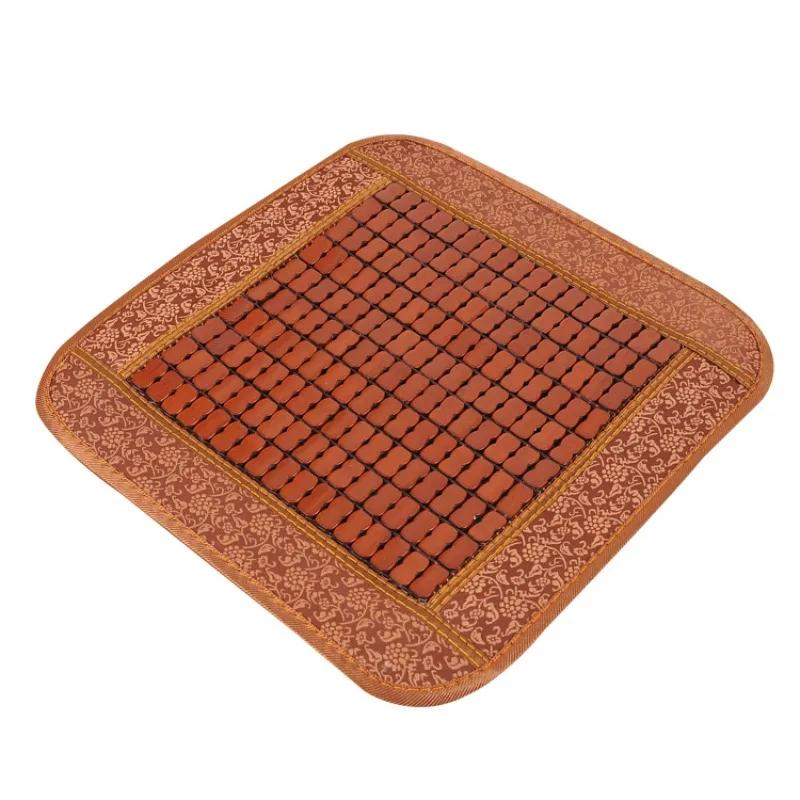 1PCS Bamboo Cooling Seat Cushion Summer Mat for Office Sofa Car Computer Chair Pad Breathable Comfortable Anti-slip